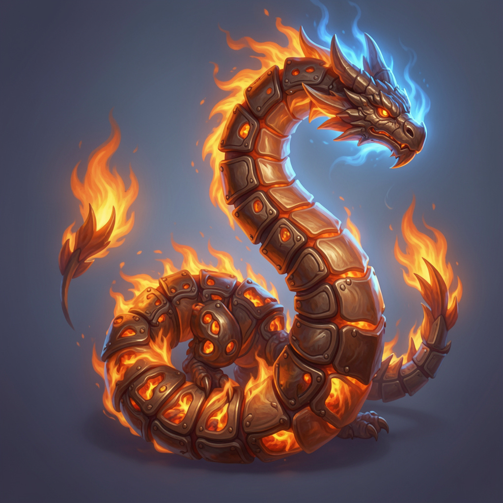 Emberwyrm — a Rare Ember Snappling