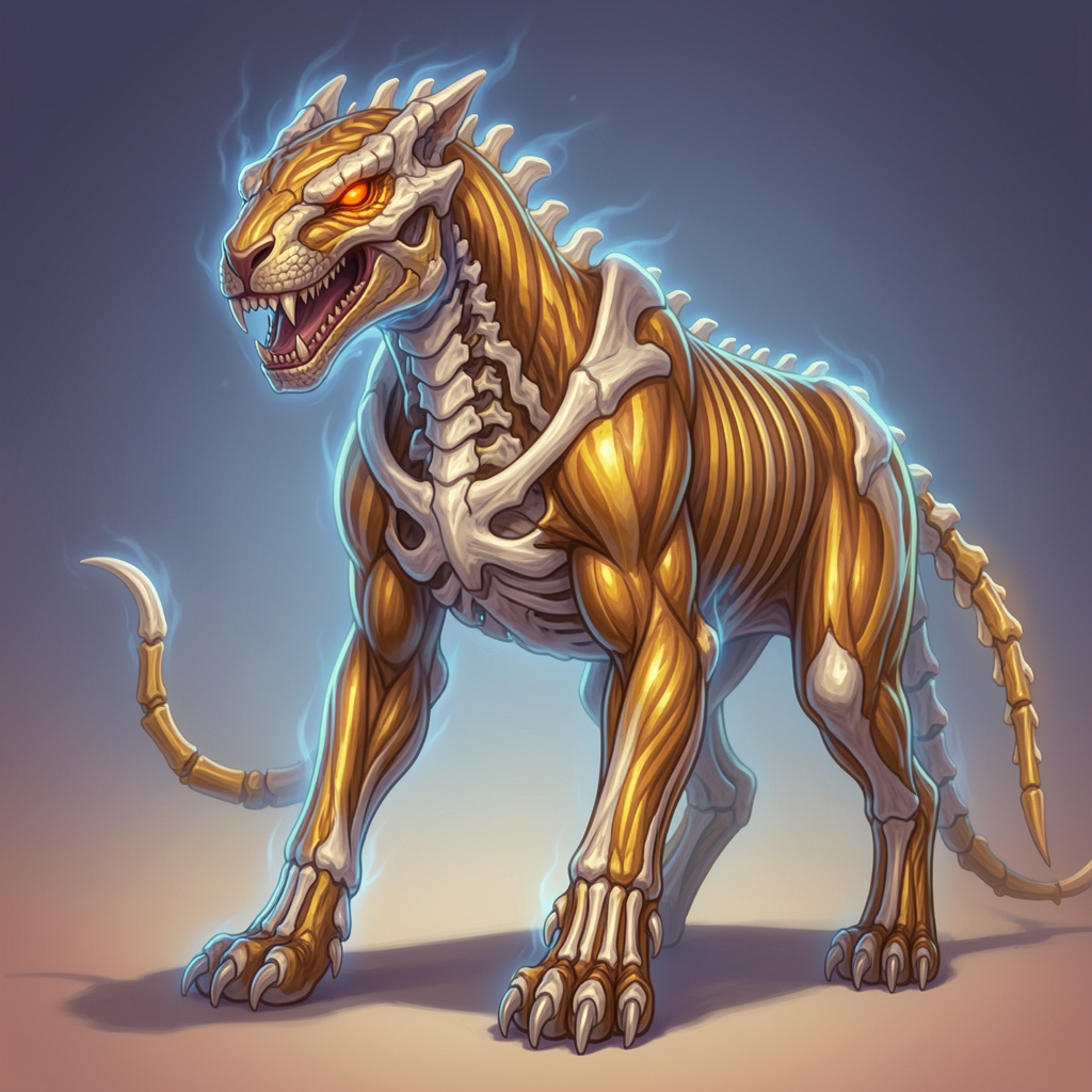 Gildbonestriker — a Rare Beast Snappling