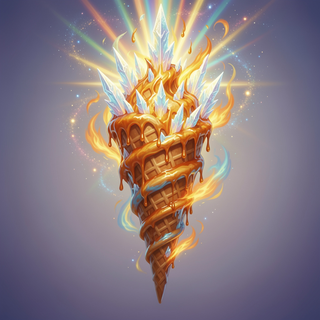 Caramelflare — a Mythic Ember Snappling