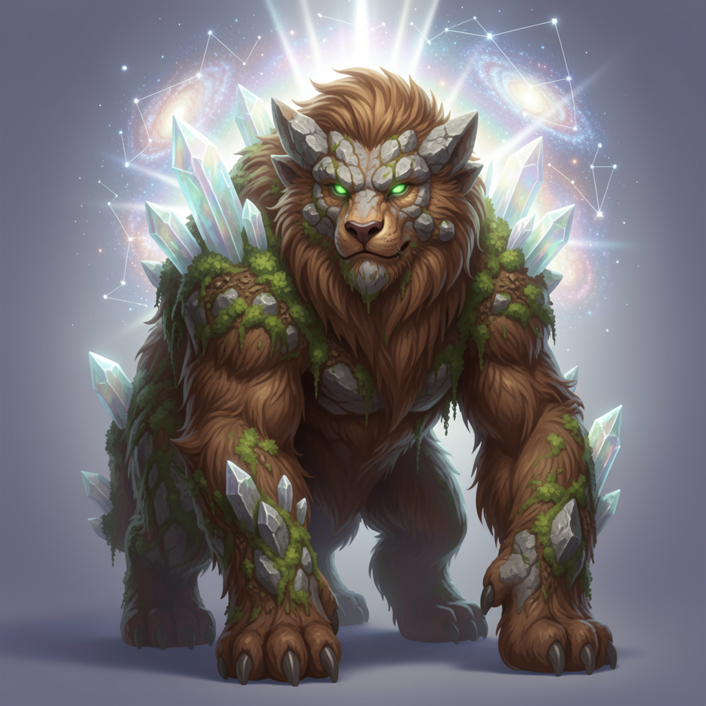 Stonebark Colossus — a Celestial Beast Snappling