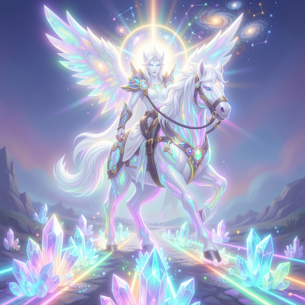 Luminostrider — a Celestial Construct Snappling