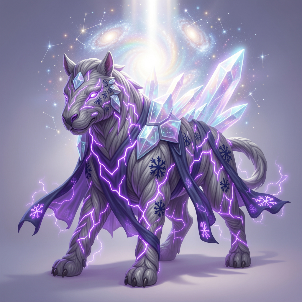 Voltweave Sentinel — a Celestial Volt Snappling