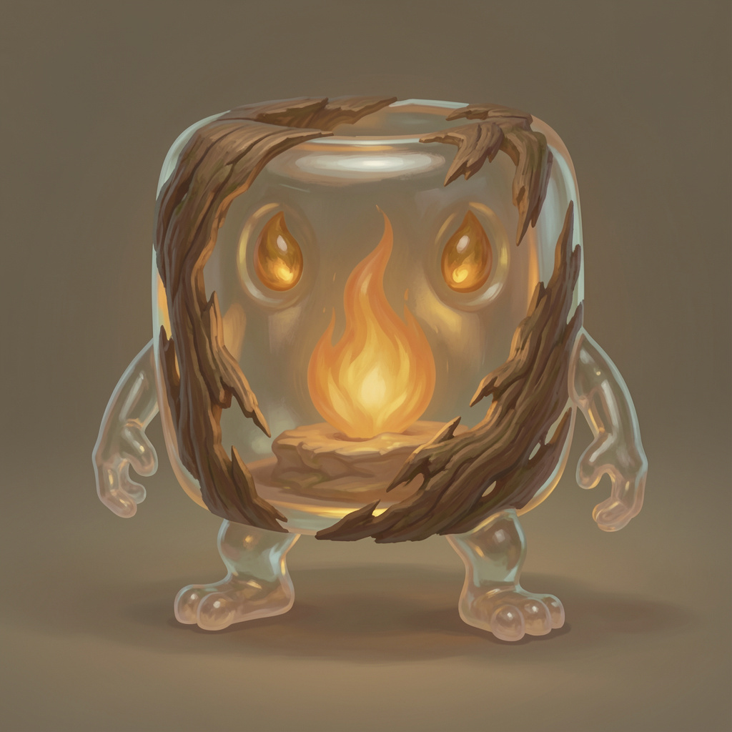Glasswick — a Common Ember Snappling