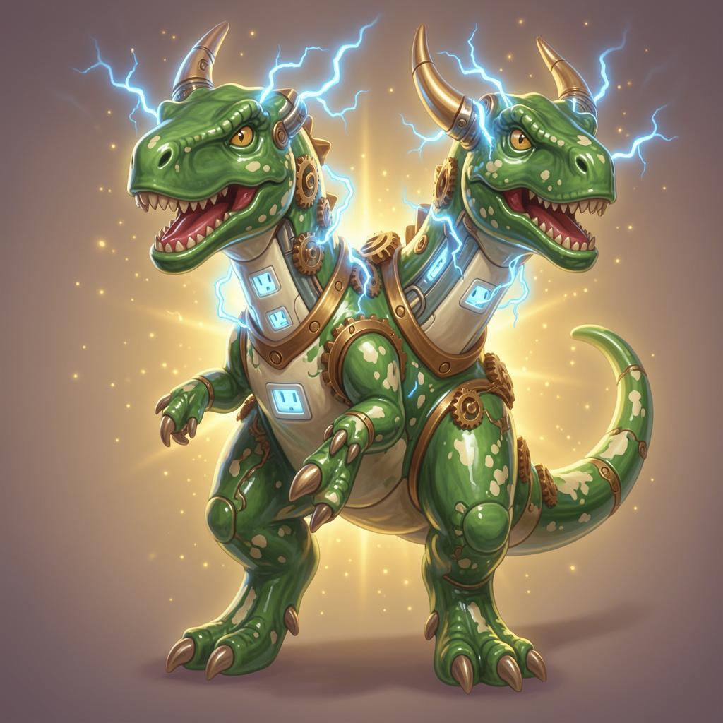 Chronosaur — a Legendary Construct Snappling