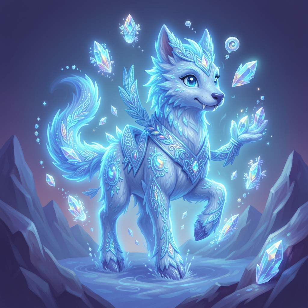 Frostwhimsy — a Rare Volt Snappling